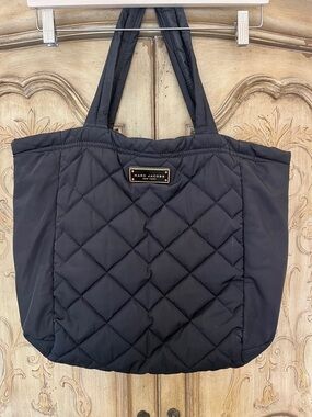 Marc Jacobs Black Quilted Tote Bag